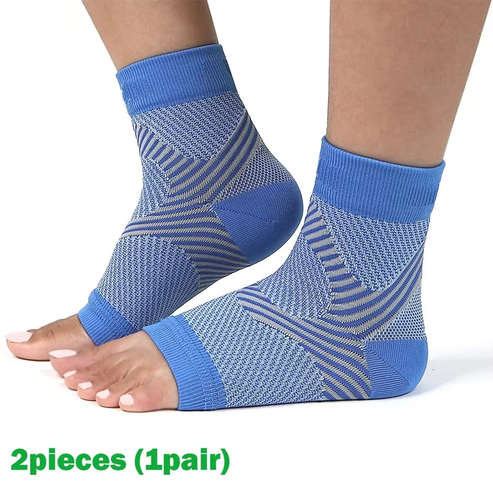 1Pair Plantar Fasciitis Splint Night Compression Sock Heel Supports for Heel Pain Plantar Fasciitis Support Foot Braces
