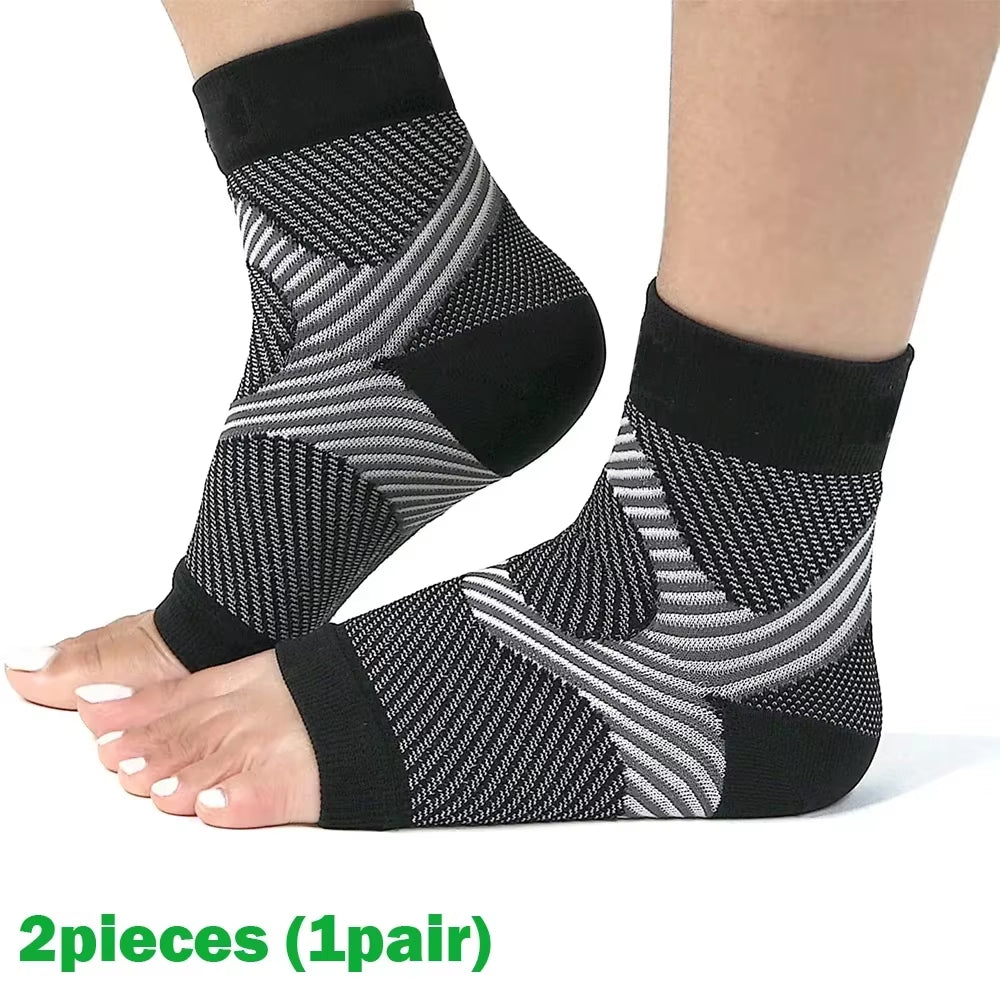 1Pair Plantar Fasciitis Splint Night Compression Sock Heel Supports for Heel Pain Plantar Fasciitis Support Foot Braces