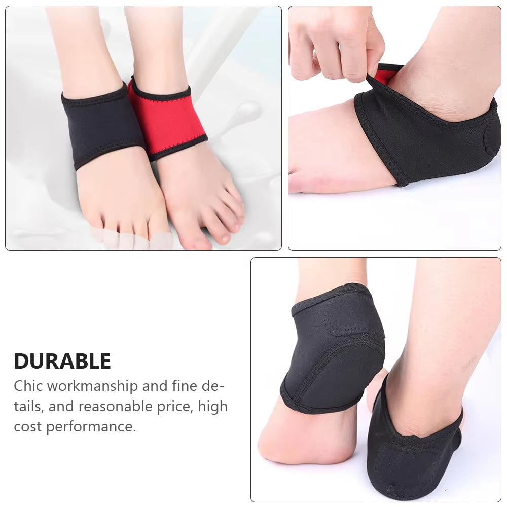 Plantar Fasciitis Heel Protectors - Supportive Cushions for Heel Pain Relief, Achilles Tendinitis, and Foot Discomfort