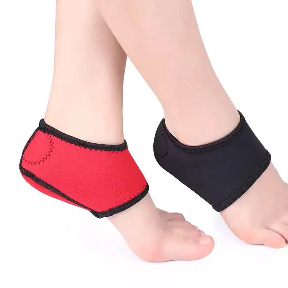 Plantar Fasciitis Heel Protectors - Supportive Cushions for Heel Pain Relief, Achilles Tendinitis, and Foot Discomfort